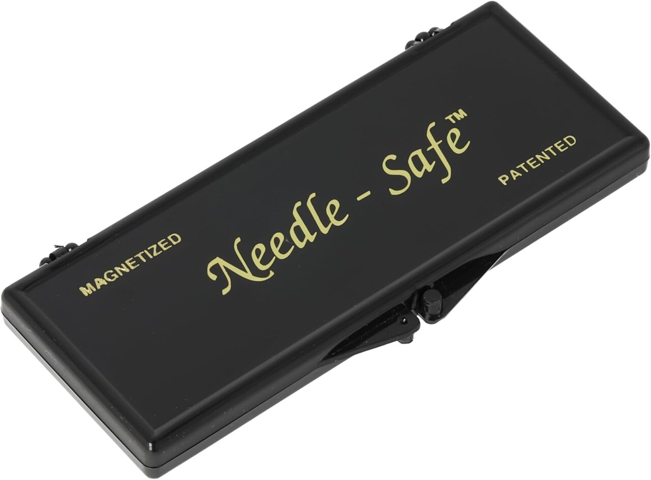 Needle-Safe Magnetized Needle Case, Rectangle 4.5x1.75 Inches, 1 Case